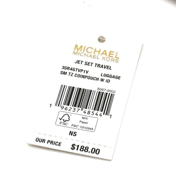 Michael Kors Jet Set Travel Small Top Zip Coin Pouch with ID Holder Lugg… - Picture 8 of 8